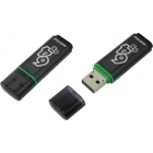 USB 3.0 флэш-диск  64GB Smart Buy Glossy series Dark  серый